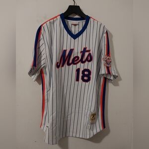 Mitchell & Ness Ny Mets Throwback 25th Anniversary Darryl Strawberry Jersey 52